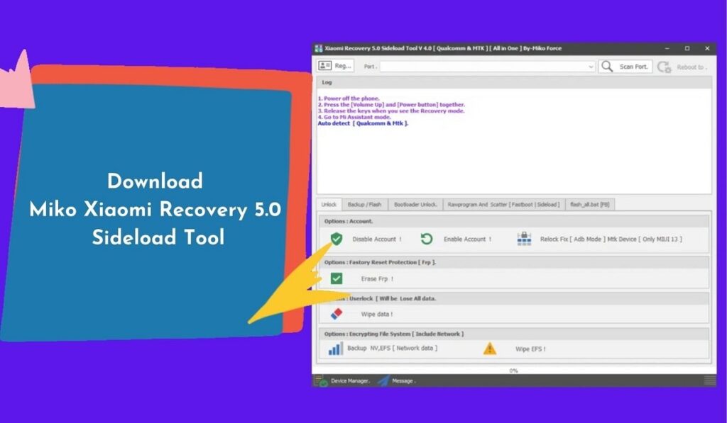دانلود نرم افزار Miko Xiaomi Recovery Sideload Tool