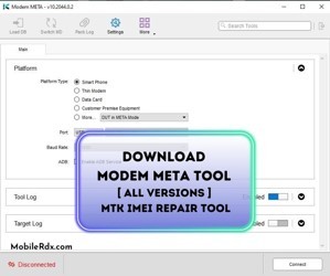 دانلود نرم افزار Modem Meta Tool