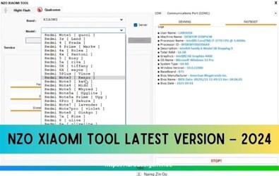 دانلود نرم افزار NZO Xiaomi Tool
