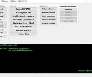 دانلود نرم افزار Samsung OTA Disabler Tool