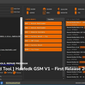 دانلود نرم افزار تعمیرات موبایل Haafedk GSM